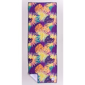 Kaleidoscope Sunburst Yoga Towel Non-Slip 24x72 Microfiber